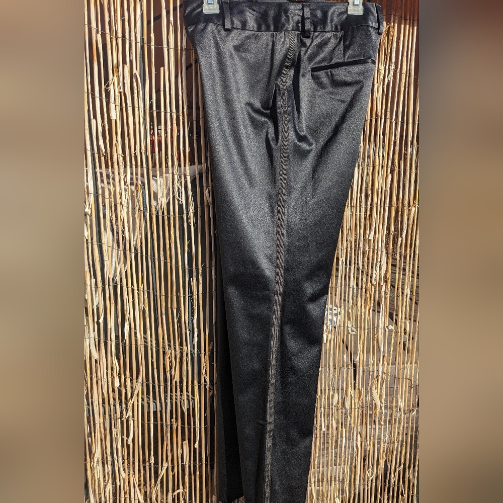👠👠 Isaac Mizrahi Ladies Satin Elegant Black Dress Pants